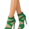 Green Sandals Heel