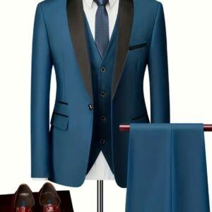 Lake Blue 3-Piece Suit