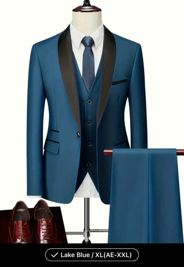 Lake Blue 3-Piece Suit