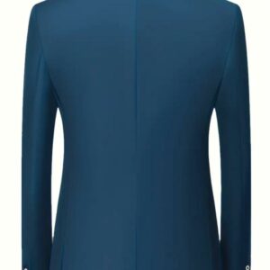 Lake Blue 3-Piece Suit For Men