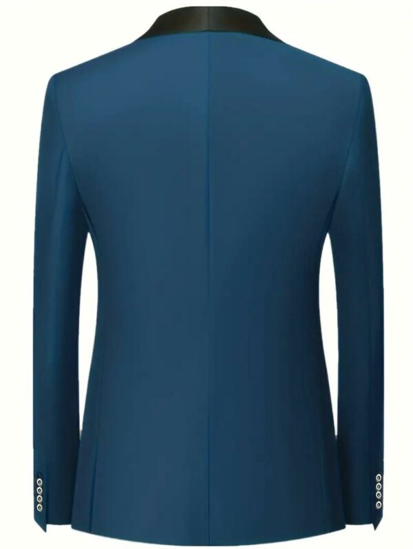 Lake Blue 3-Piece Suit For Men