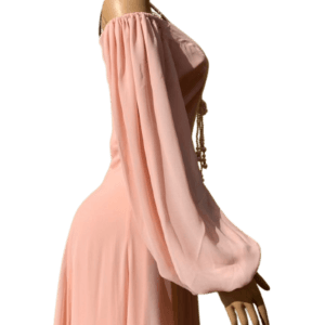 Peach Long Dress