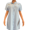 Sky Blue Shirt Dress