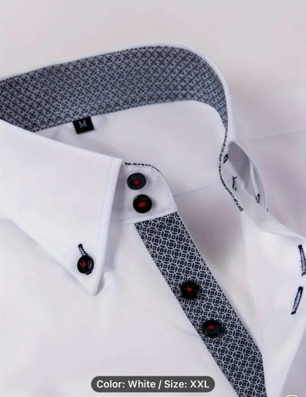 Stylish Men's Long Sleeve Shirt 4
